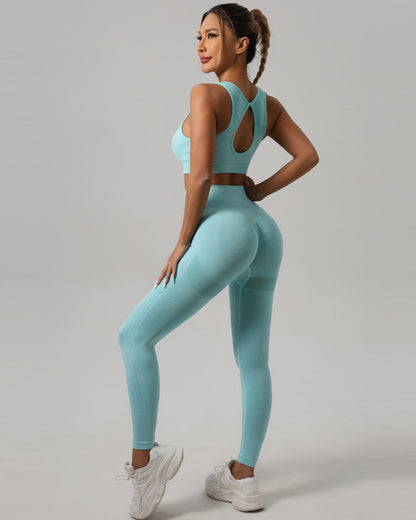 Conjunto Deportivo Fitness, Yoga Para Mujer 100% Premium