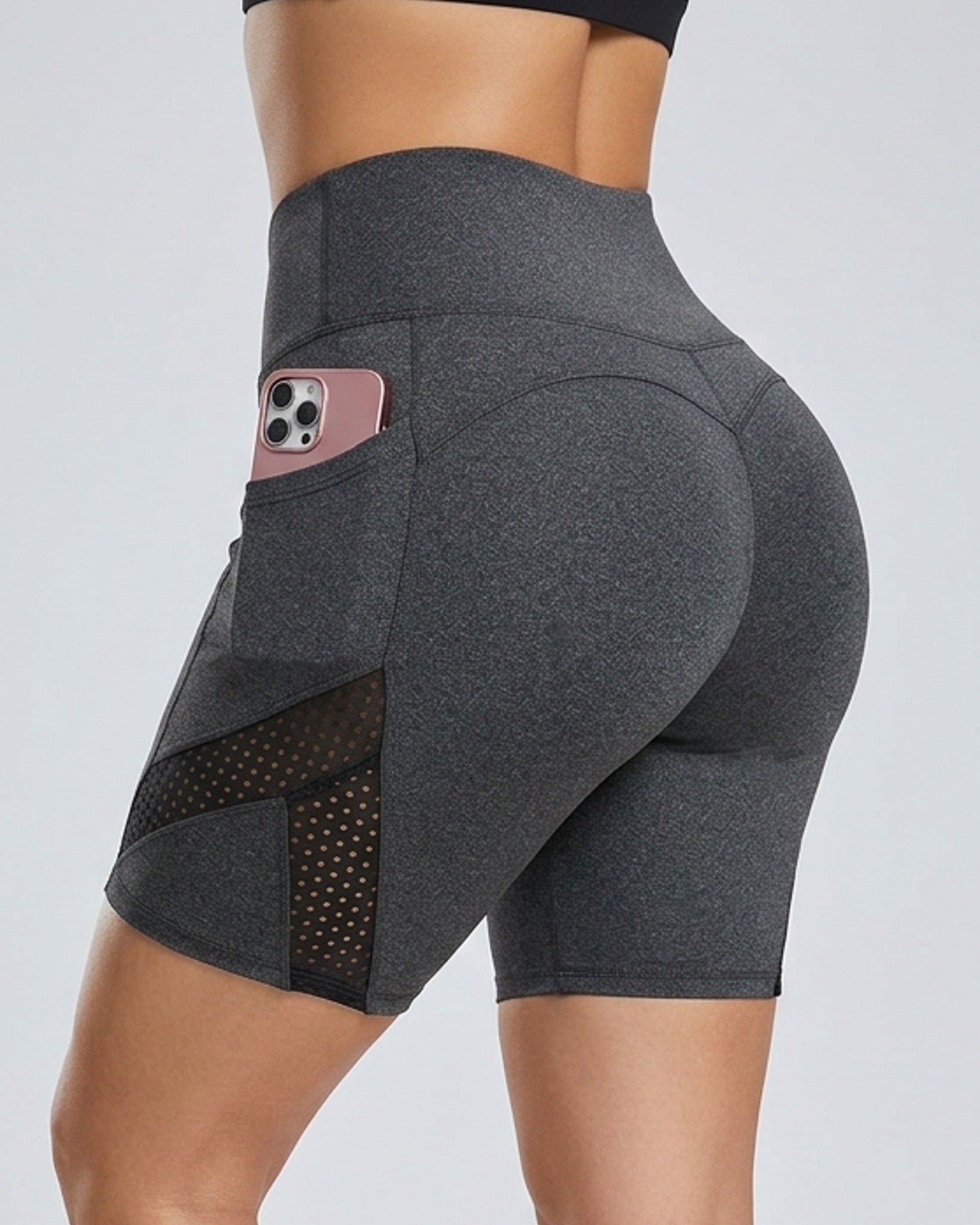 Short Pro Impacto - Bolsillos, Mallas y Efecto Moldeador - A354