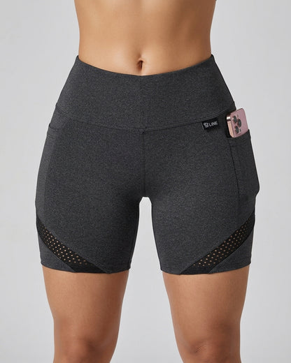 Short Pro Impacto - Bolsillos, Mallas y Efecto Moldeador - A354