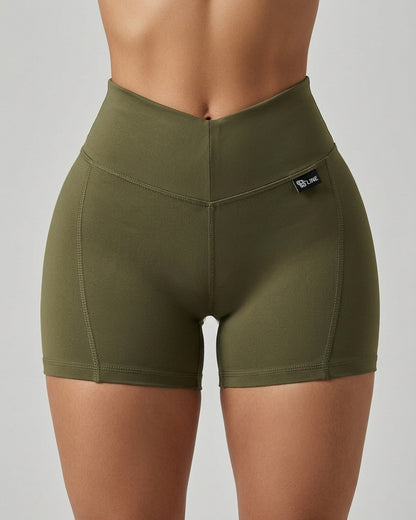 Short Efecto Pum Pum Corazón Realce Extremo y Tiro Alto - A351