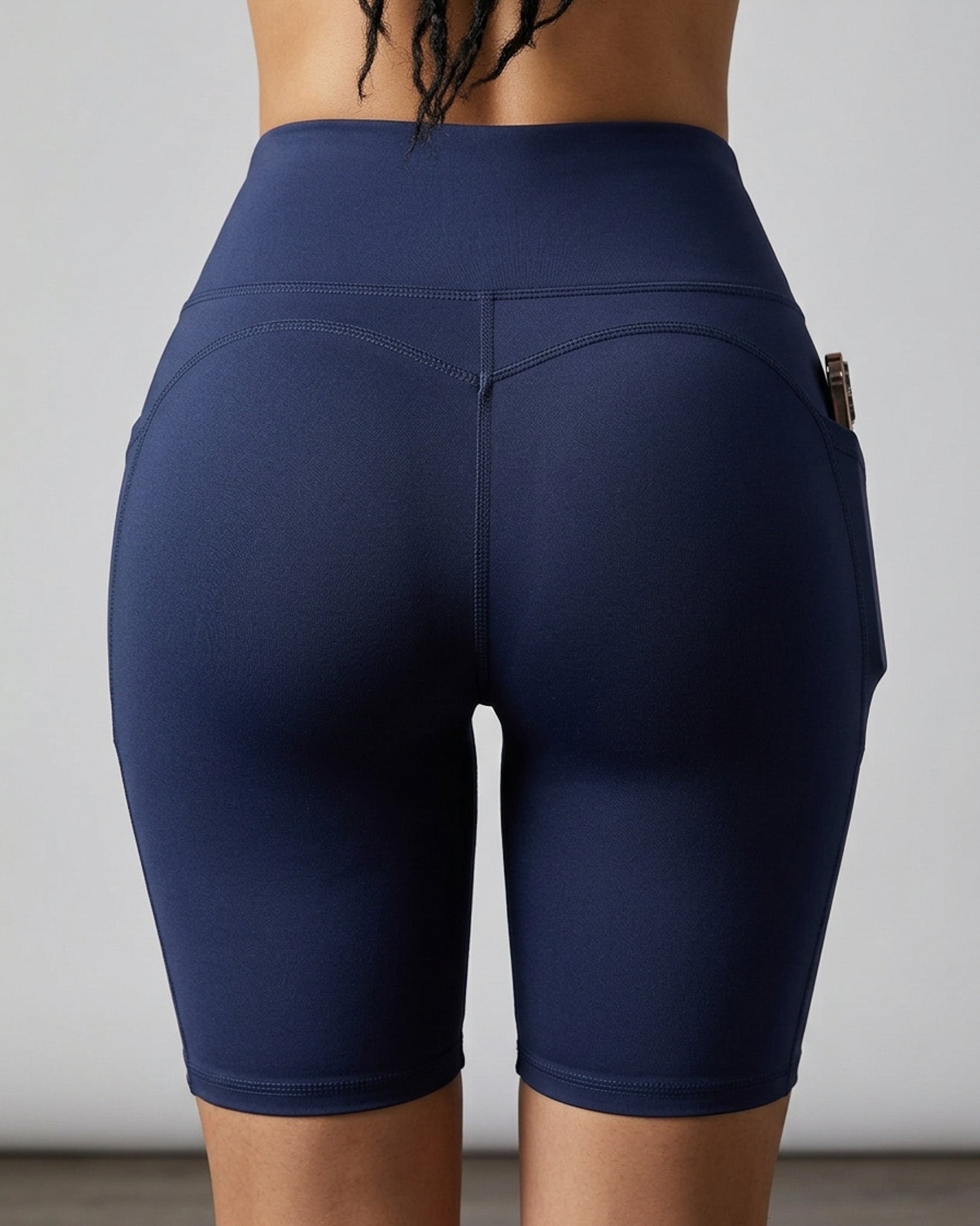 Biker Diosa Fitness - Bolsillos, Malla y Realce de Glúteos - A348