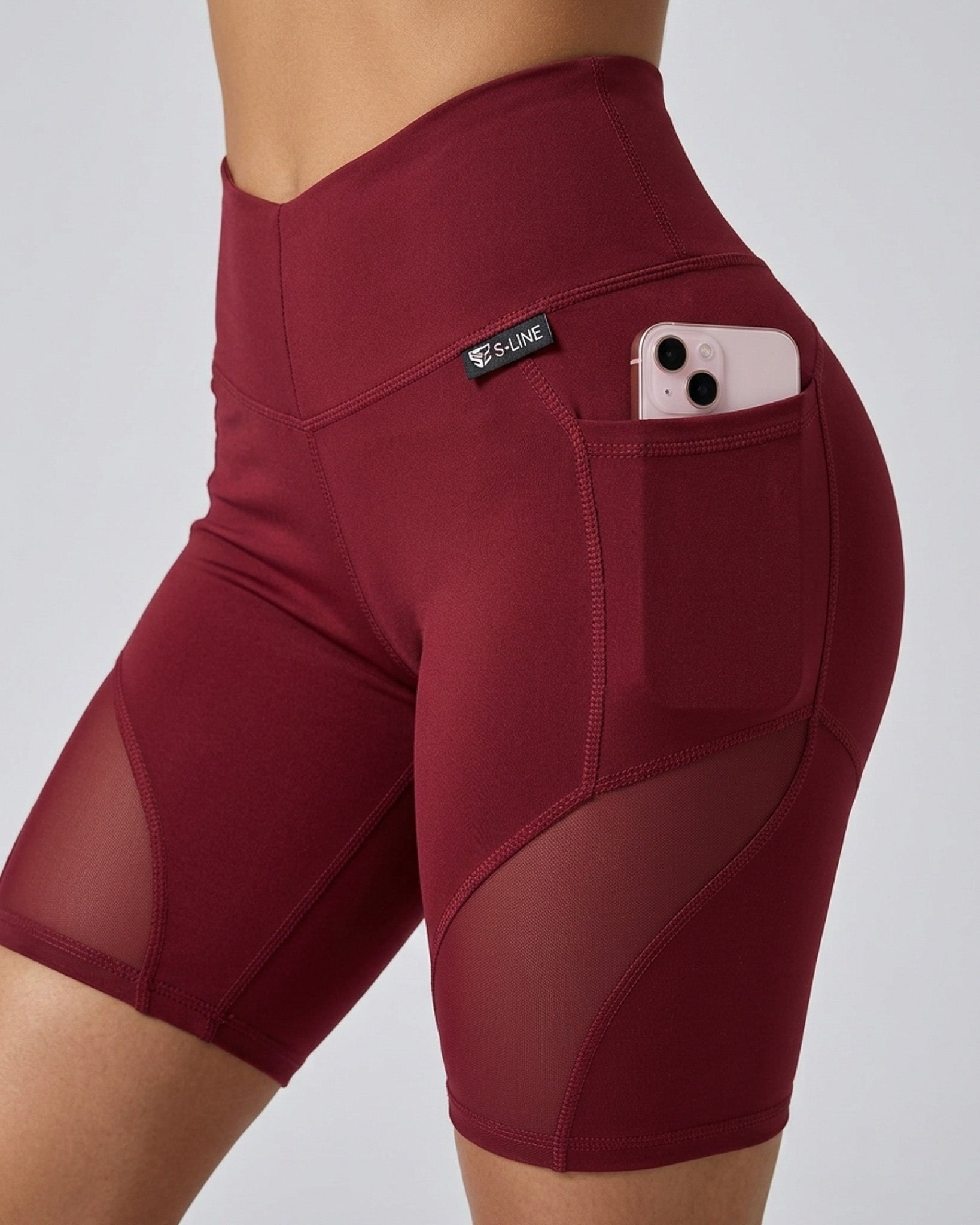 Biker Diosa Fitness - Bolsillos, Malla y Realce de Glúteos - A348