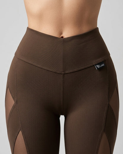 Calza Sport con Mallas Laterales y Efecto Push Up Extremo - A356