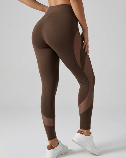 Calza Sport con Mallas Laterales y Efecto Push Up Extremo - A356