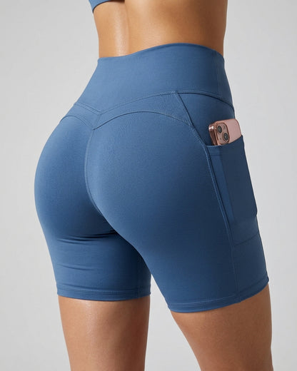 Short Levanta Glúteos Suplex - Tiro Alto y Bolsillo Lateral - A350