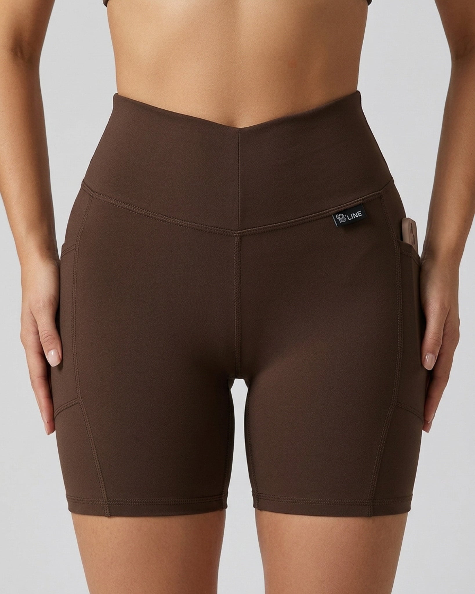 Short Levanta Glúteos Suplex - Tiro Alto y Bolsillo Lateral - A350