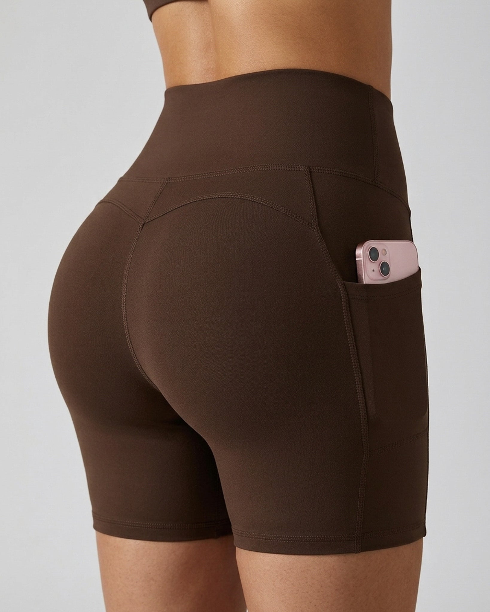 Short Levanta Glúteos Suplex - Tiro Alto y Bolsillo Lateral - A350