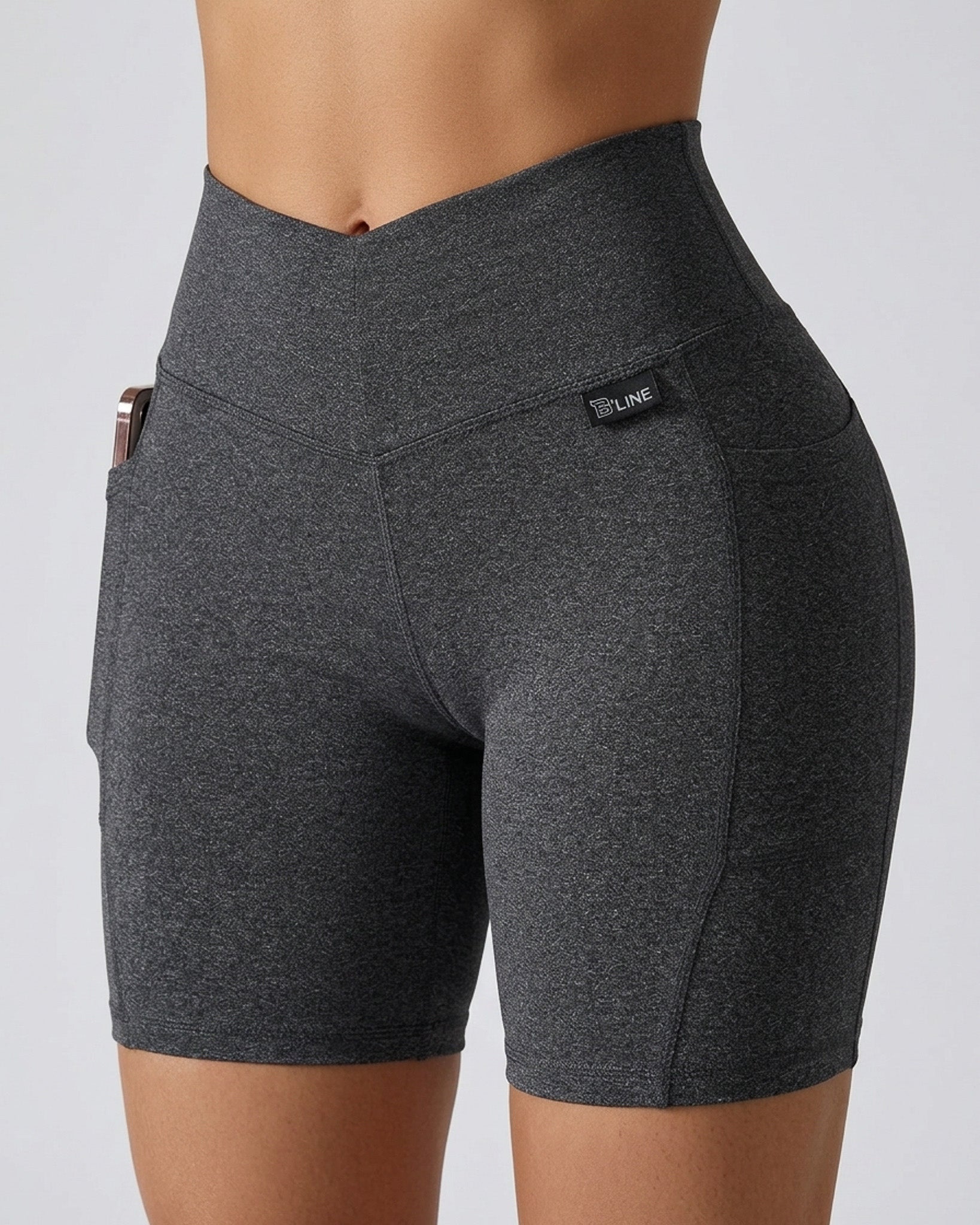 Short Levanta Glúteos Suplex - Tiro Alto y Bolsillo Lateral - A350