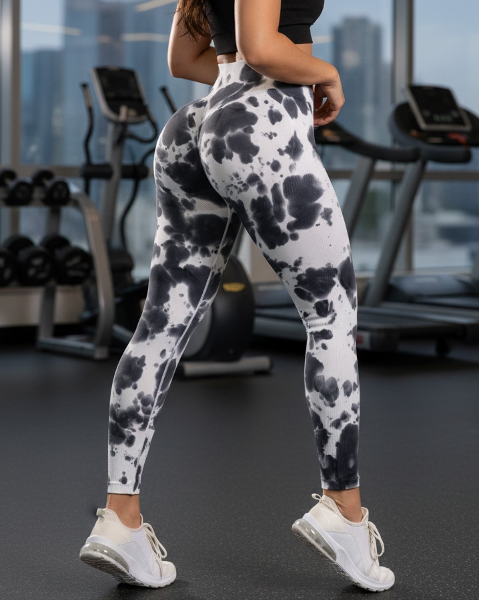 Calza Deportiva Mujer Push up Manchas Vaquit - BX107