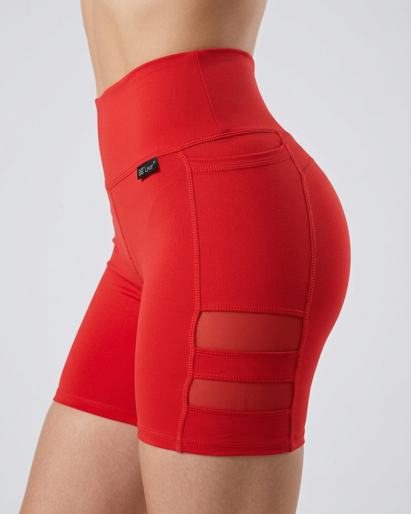 Short Suplex Nitro - Malla Dual, Tiro Alto y Bolsillo Pro - A352