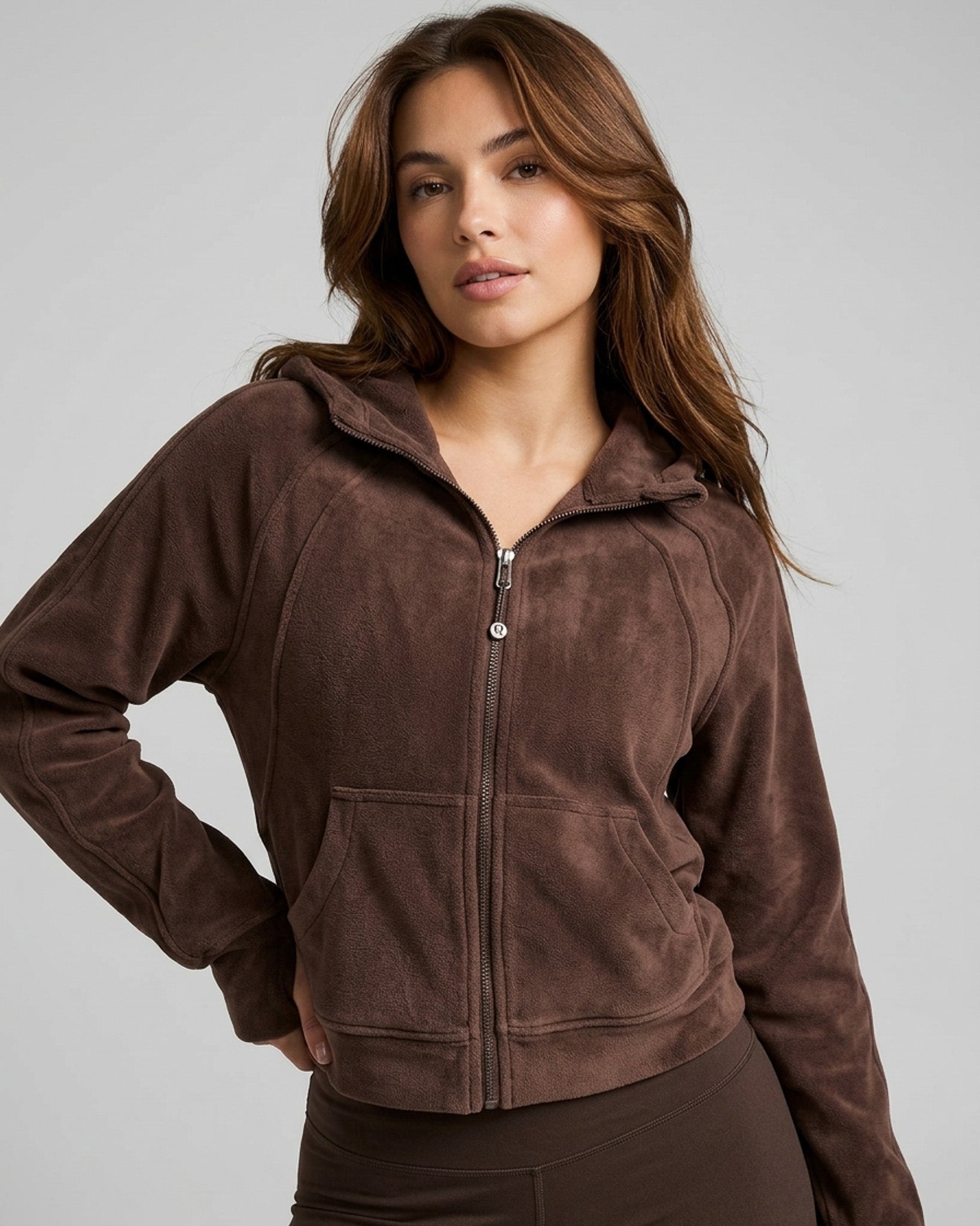 Chaqueta Oversize Con Cierre Gorro Tendencia Calidad Pro - LQ1002