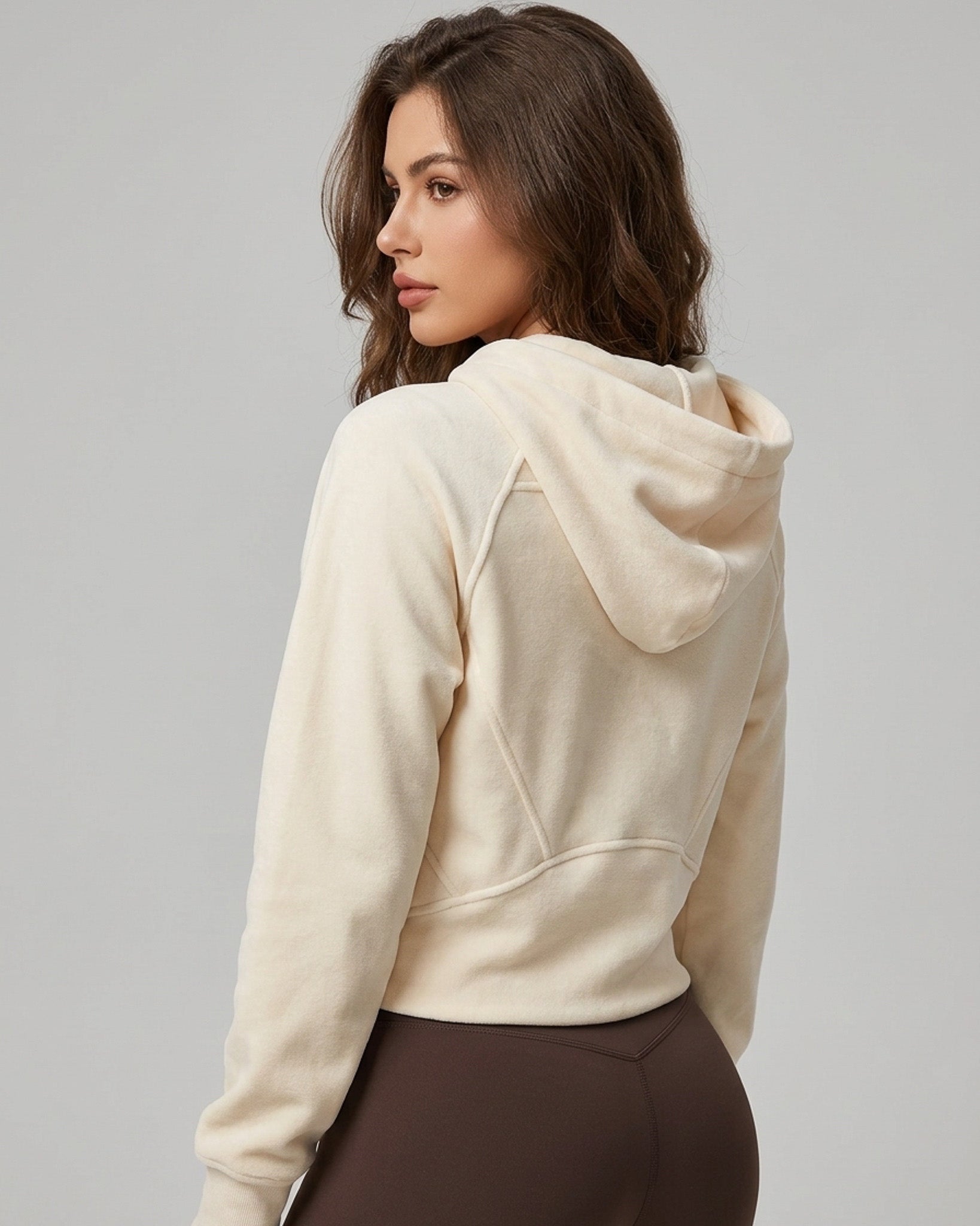 Chaqueta Oversize Con Cierre Gorro Tendencia Calidad Pro - LQ1002