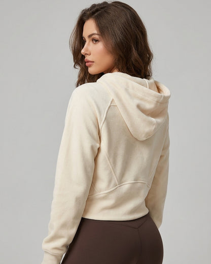 Chaqueta Oversize Con Cierre Gorro Tendencia Calidad Pro - LQ1002