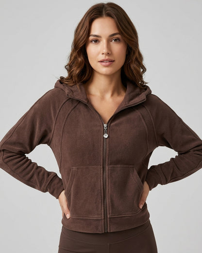 Chaqueta Oversize Con Cierre Gorro Tendencia Calidad Pro - LQ1002