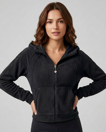 Chaqueta Oversize Con Cierre Gorro Tendencia Calidad Pro - LQ1002