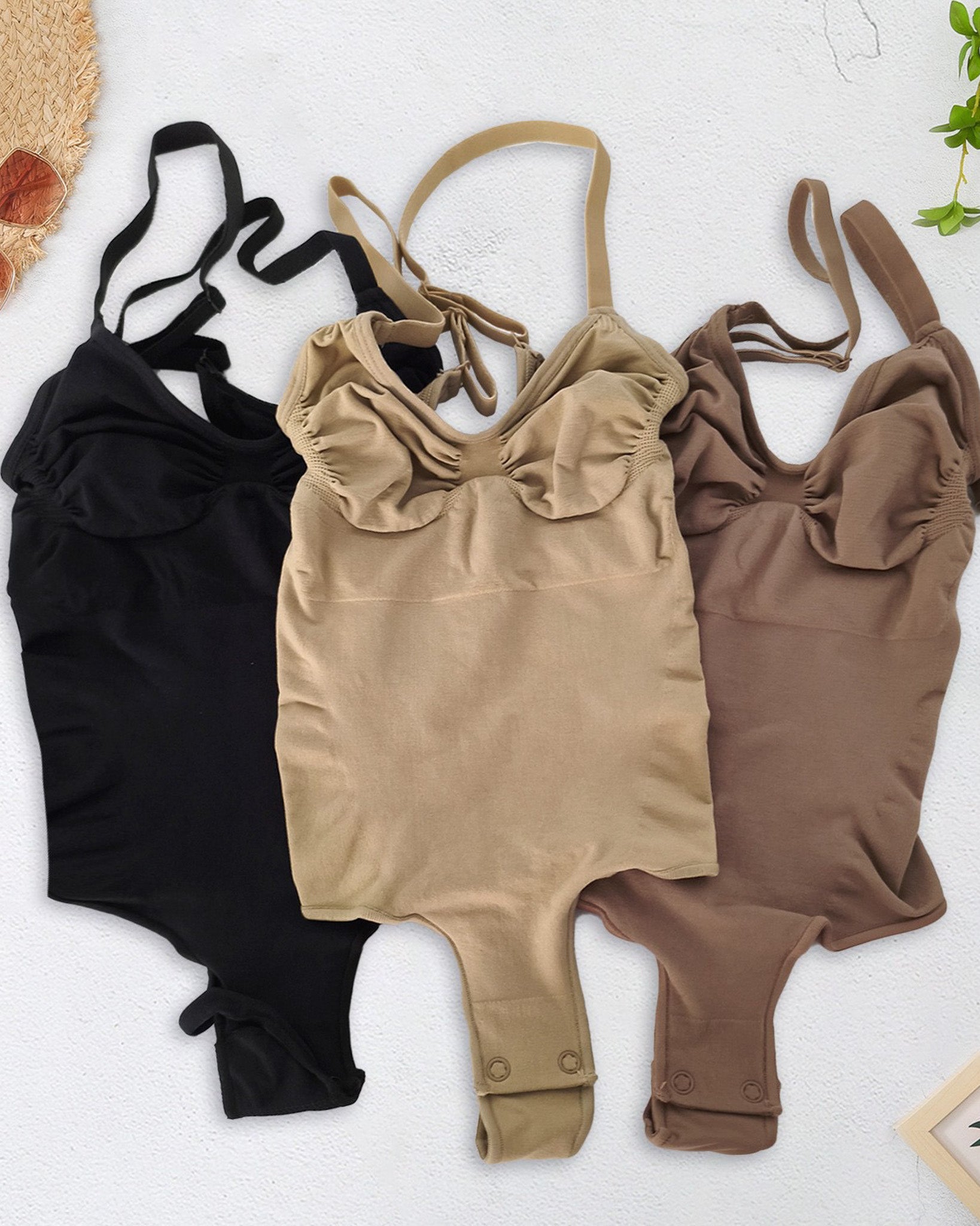 Body Faja Seamless Colaless: Control Abdominal Invisible - QS1038