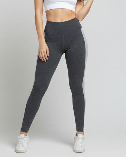 Calza Algodón Nacional con Franja Alta calidad