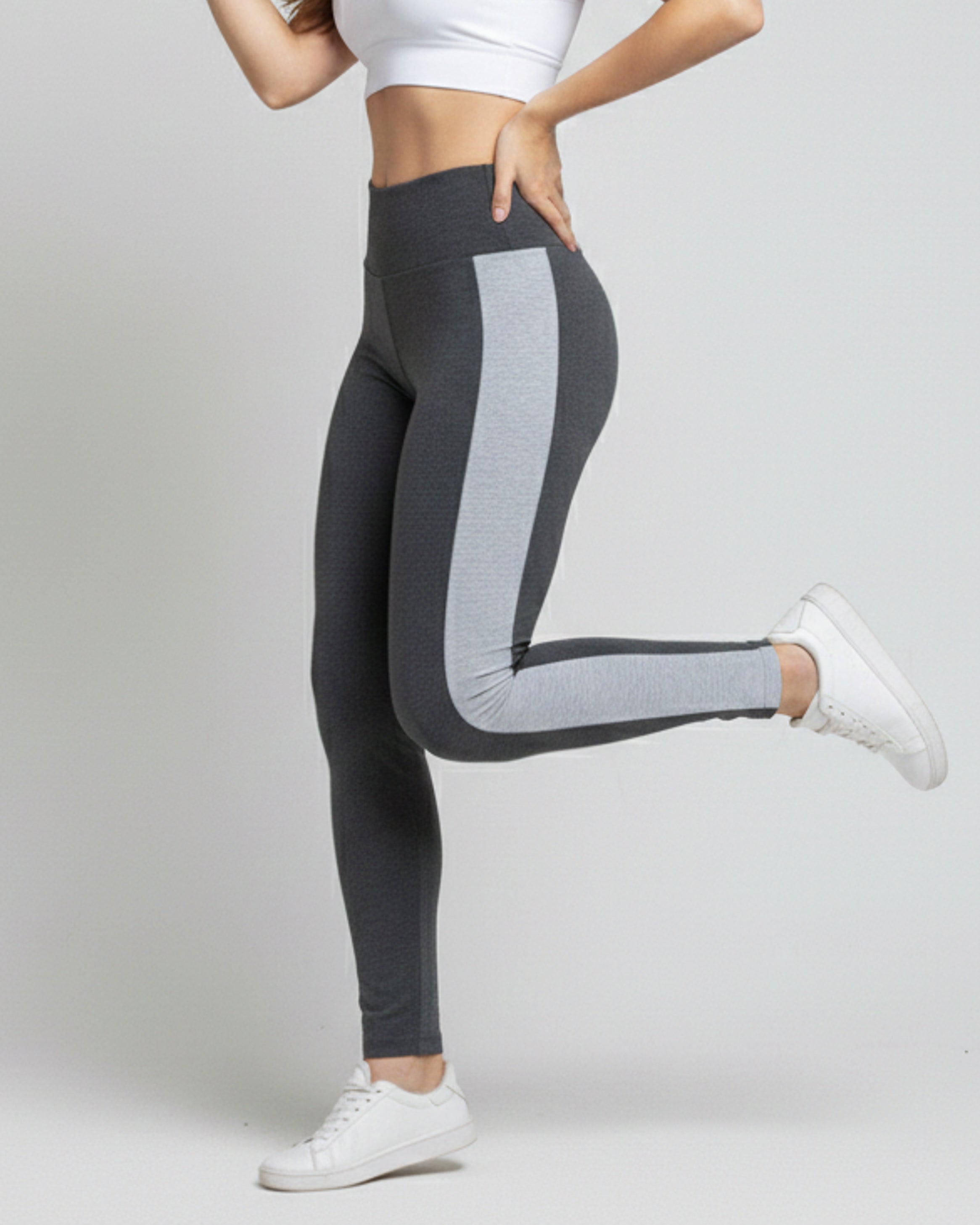 Calza Algodón Nacional con Franja Alta calidad