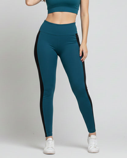 Calza Algodón Nacional con Franja Alta calidad