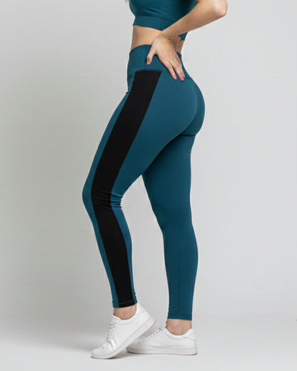 Calza Algodón Nacional con Franja Alta calidad