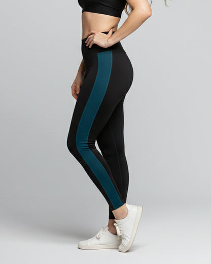 Calza Algodón Nacional con Franja Alta calidad