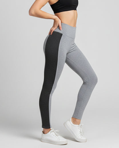 Calza Algodón Nacional con Franja Alta calidad