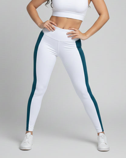 Calza Algodón Nacional con Franja Alta calidad