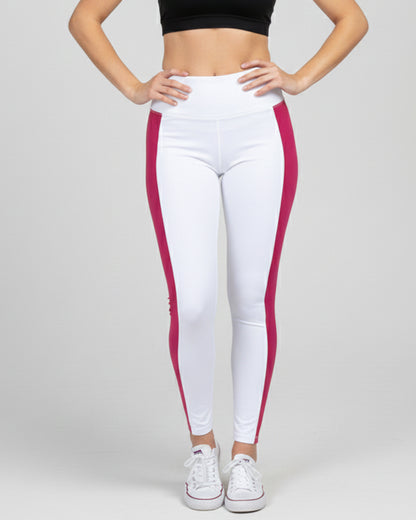 Calza Algodón Nacional con Franja Alta calidad