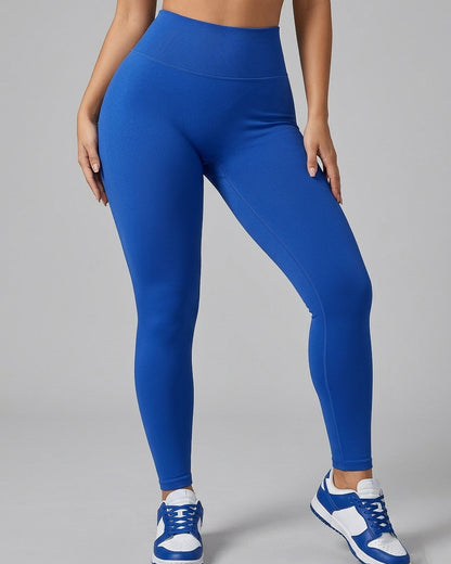 Calza Deportiva Premium Seamless Pretina Alta Levanta Cola - YJ324