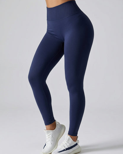 Calza Deportiva Premium Seamless Pretina Alta Levanta Cola - YJ324