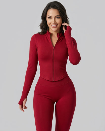 Set Deportivo Premium Doble Push Up Chaqueta Calidad Pro - YJ323