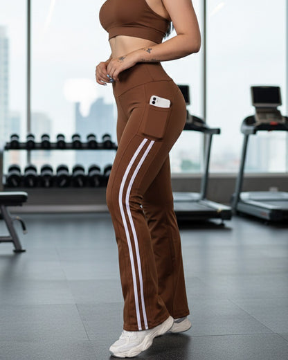 Calza Flare Premium con Bolsillos Laterales - A343