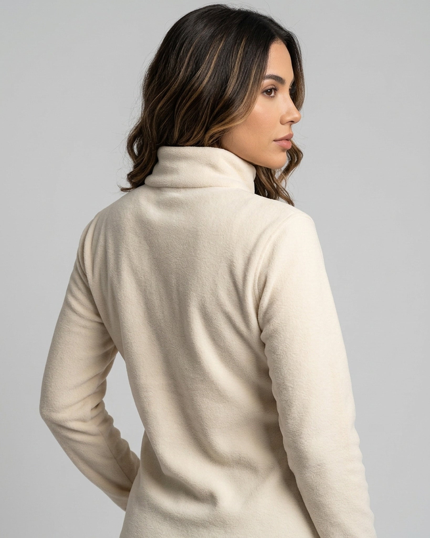 Chaqueta Polar Full Zip Sherpa Básico Invierno Calidad Pro - LQ1003