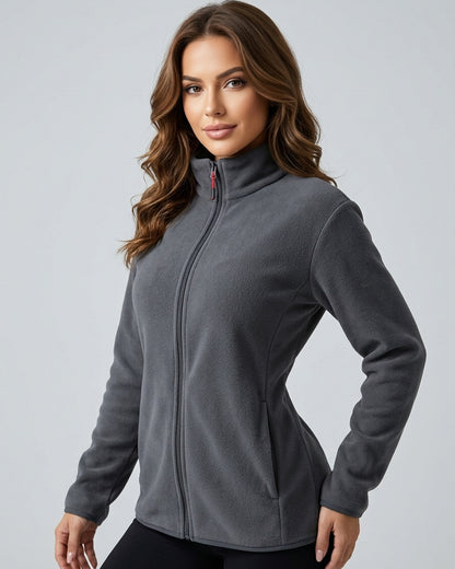 Chaqueta Polar Full Zip Sherpa Básico Invierno Calidad Pro - LQ1003