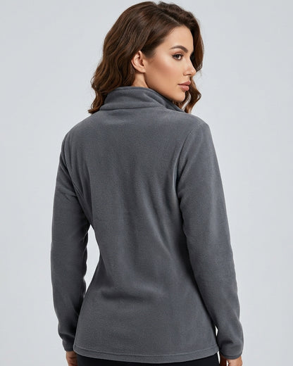 Chaqueta Polar Full Zip Sherpa Básico Invierno Calidad Pro - LQ1003