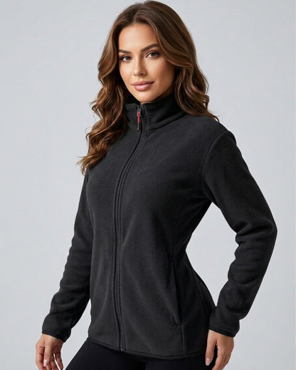 Chaqueta Polar Full Zip Sherpa Básico Invierno Calidad Pro - LQ1003