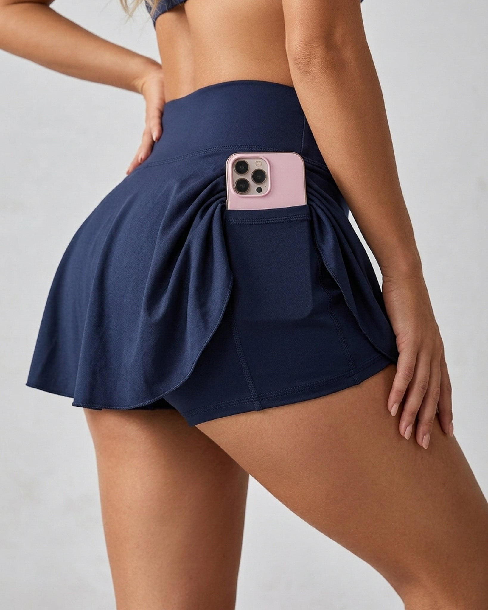 Falda Short Suplex Peruana Deportiva Con Bolsillo - A312
