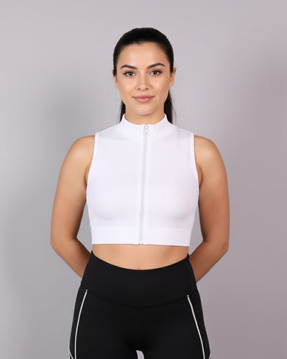 Peto Top Deportivo mujer con cierre - YJ179