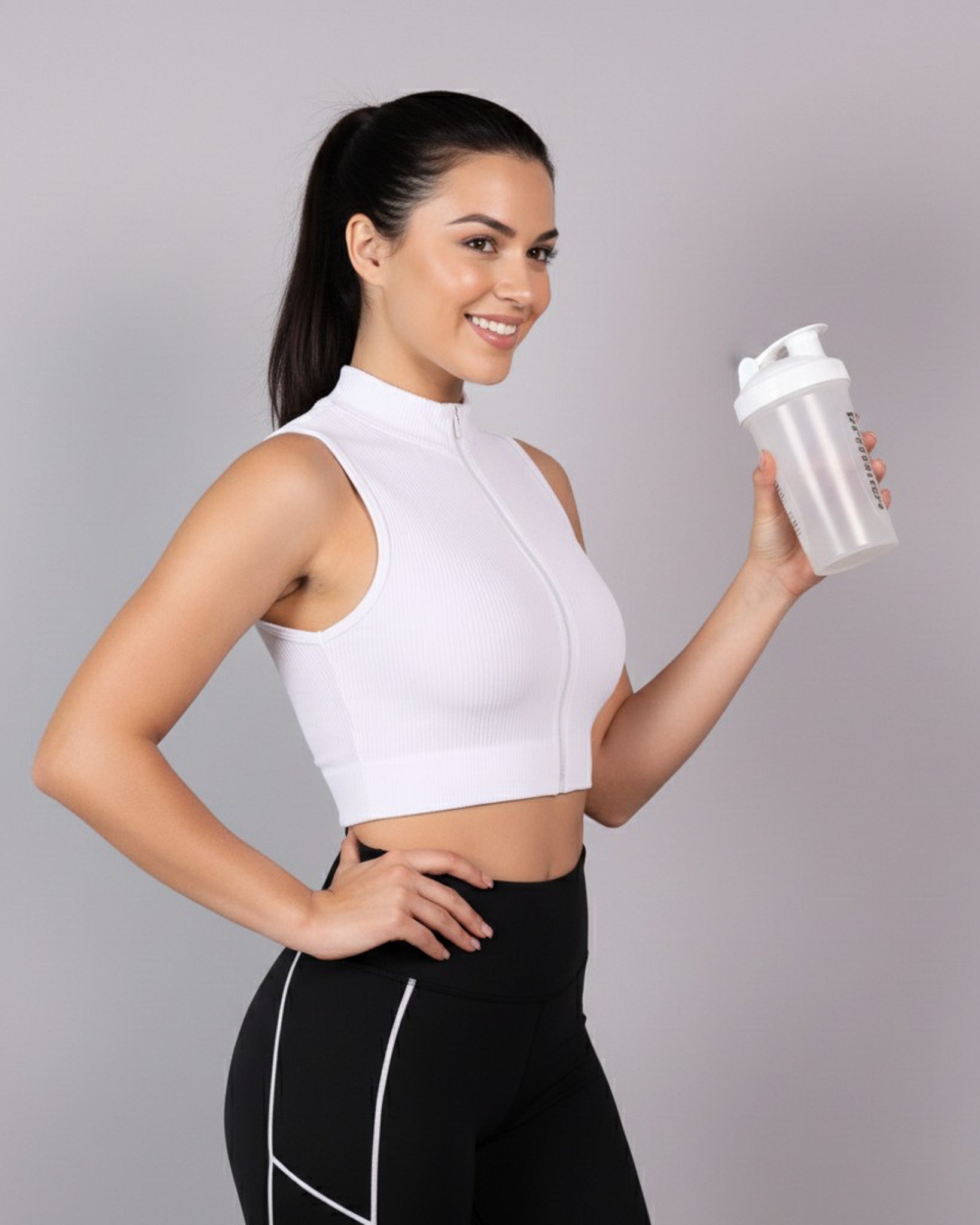 Peto Top Deportivo mujer con cierre - YJ179