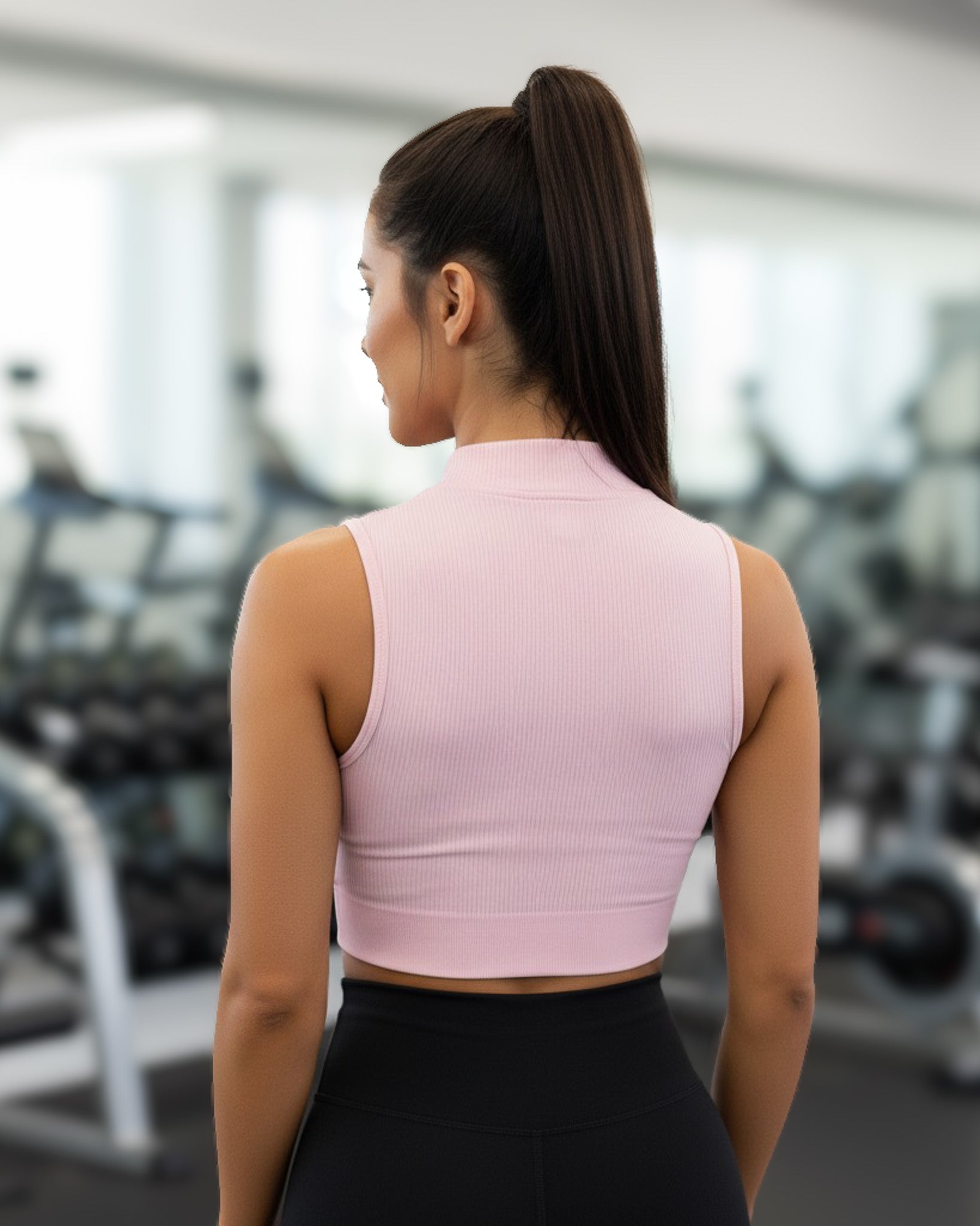 Peto Top Deportivo mujer con cierre - YJ179