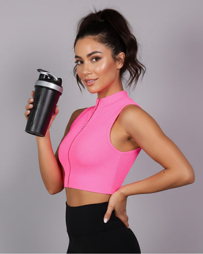 Peto Top Deportivo mujer con cierre - YJ179