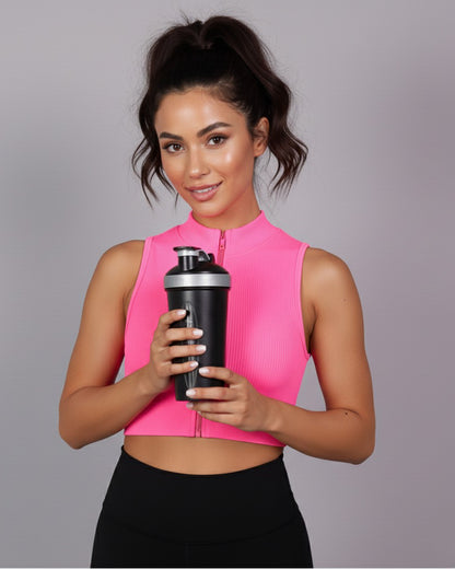 Peto Top Deportivo mujer con cierre - YJ179