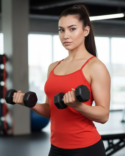Polera Top De Mujer Sin Mangas Fibra Bambú