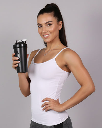 Polera Top De Mujer Sin Mangas Fibra Bambú