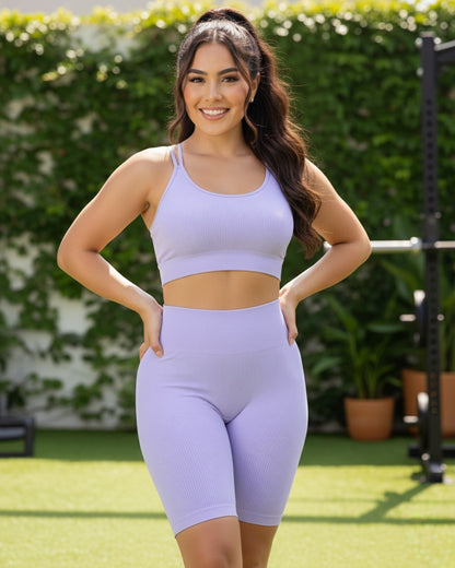 Conjunto Corto Con Tirantes Deportivo 100% Premium