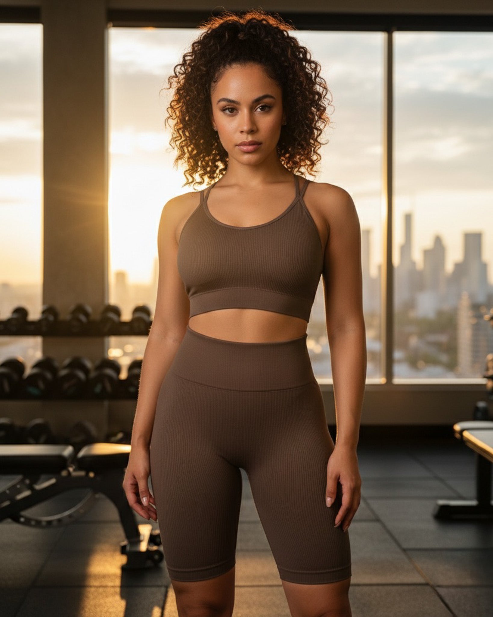 Conjunto Corto Con Tirantes Deportivo 100% Premium