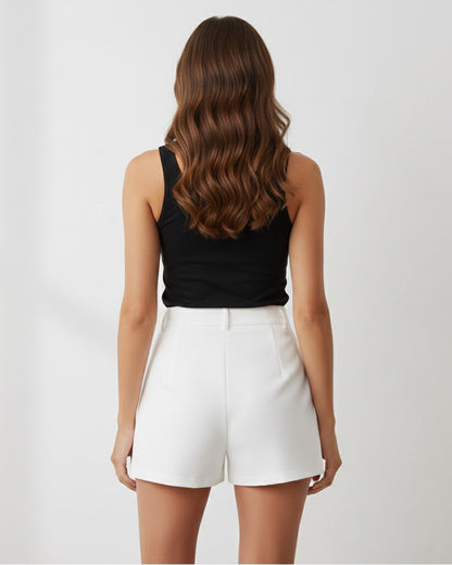 Falda Short de Vestir con Cinturon For Dama - ZM2509