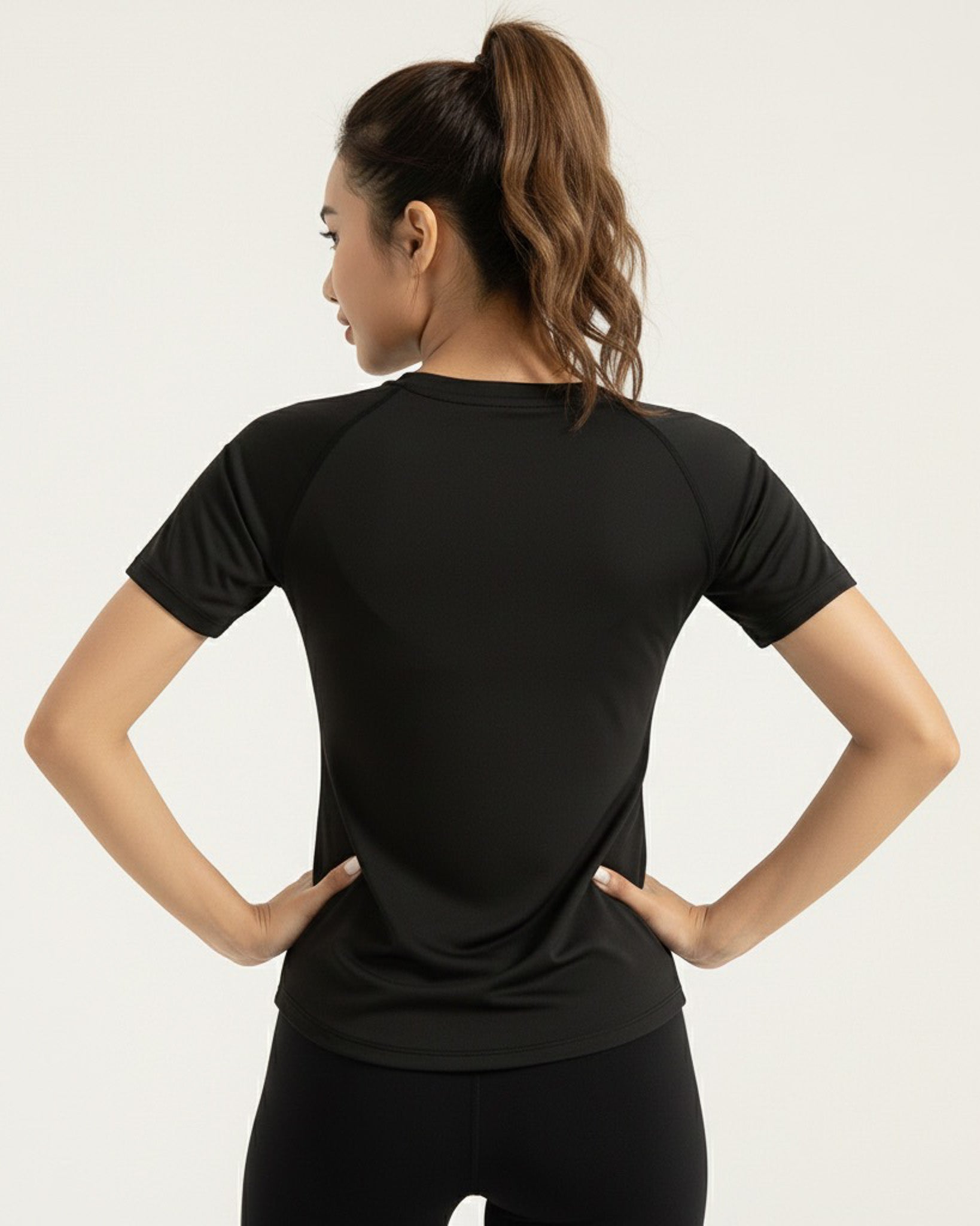 Polera Clasica Mujer Mangas Cortas Con Detalle Espalda - JYT019