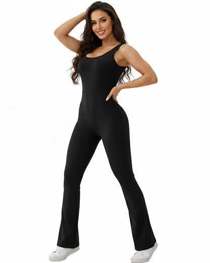 Enterizo Flare Fascinante con Detalle en la Espalda