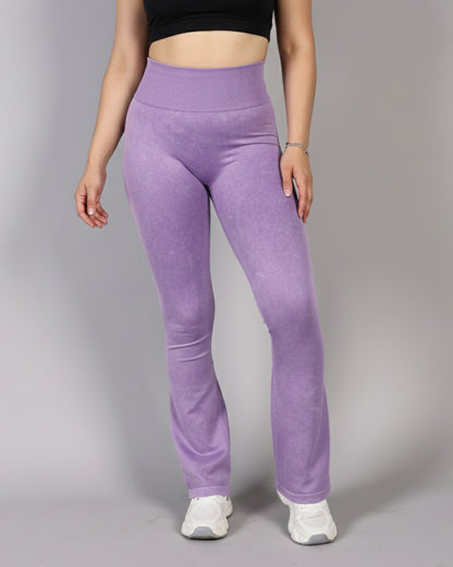 Calza Flare Mujer con Corte en V y  Push Up Moldeadora - YJ290